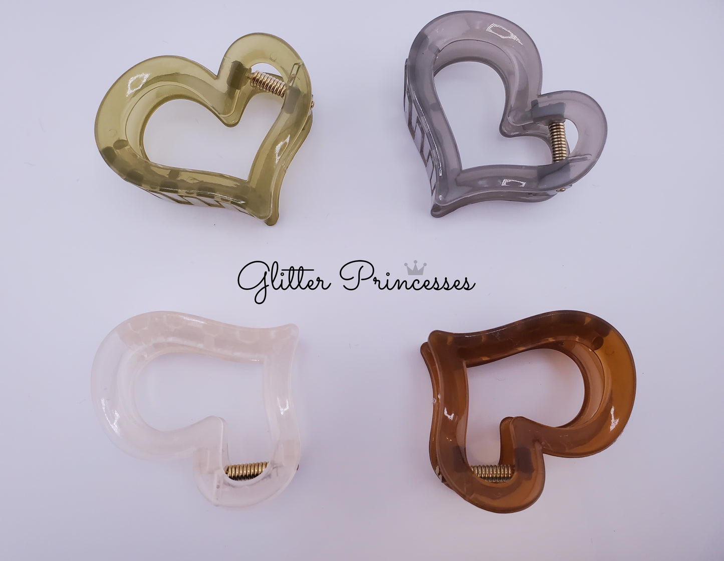 Love Hair Claws (4pcs)